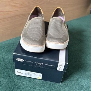Dr. Scholl's Khaki Slip-On Shoes